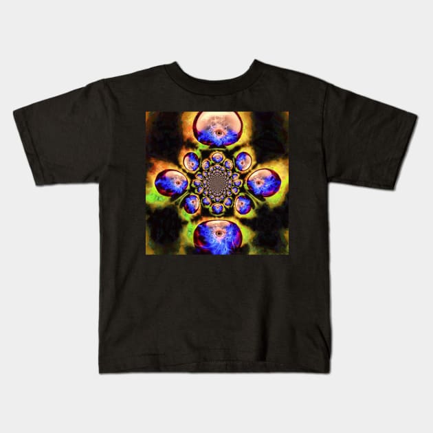 All seeing eye Kids T-Shirt by rolffimages